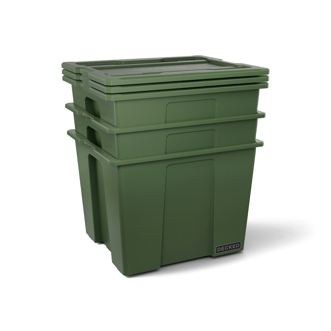 1001195_DECKED_Payloader_Storage_Bin_-_3_Pack_Ranger_Green_01_Product_on_White