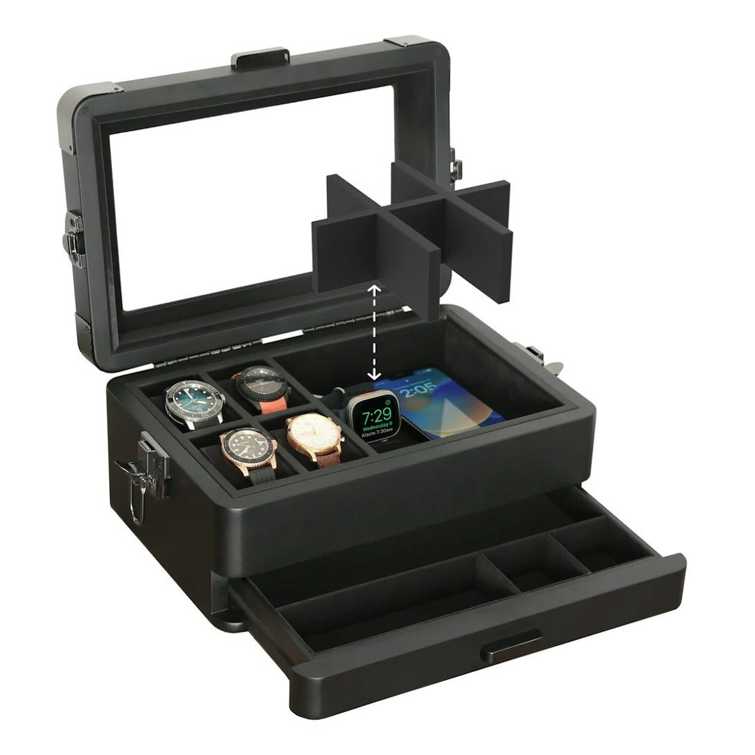 81700_Case_Elegance_Military_Watch_Box_Black_01
