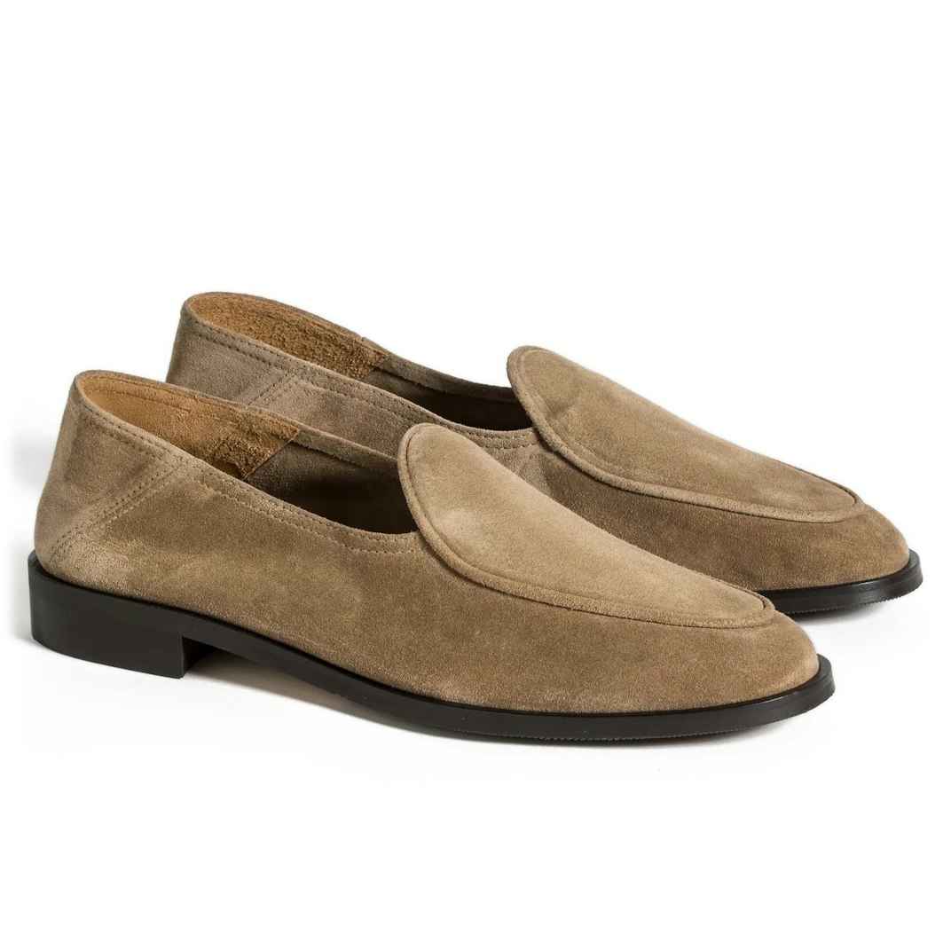 95819_Jacques_Soloviere_Chris_Loafer_Light_Tan_Suede_01_Product_on_White